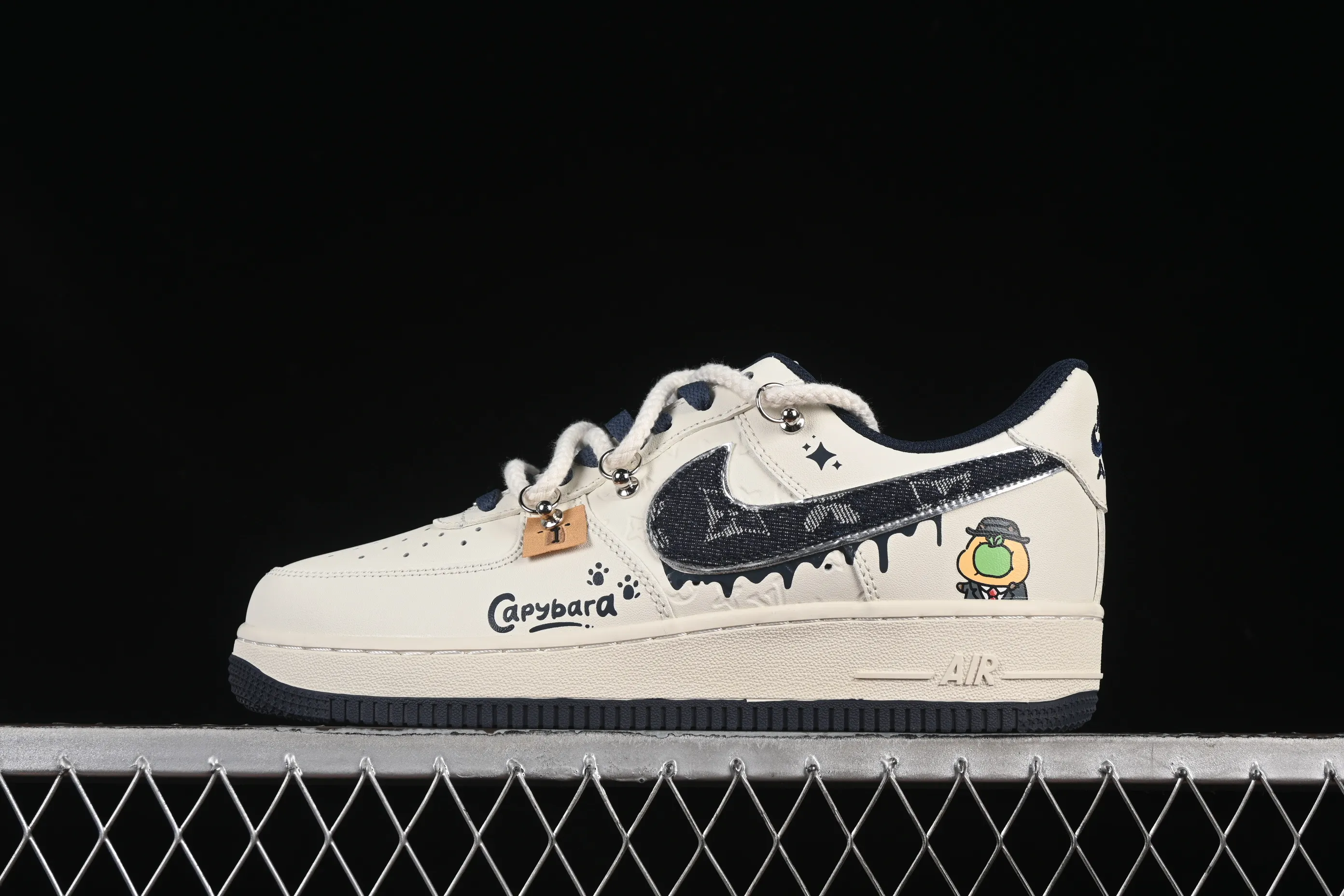 All categories Nk Air Force 1 Air Force series Nk Air Force 1 Low Air Force low-top Nike Air Force 1'07 Low x Capybara "Pour milkBape" Capybara series Air Force 1 low-top casual sneakers LV0506-110